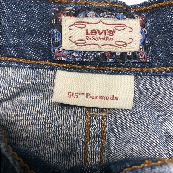 Levi’s 515 Bermuda denim shorts size 6 - Picture 3 of 6